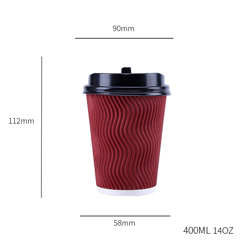 14 OZ Corrugated Paper Cup