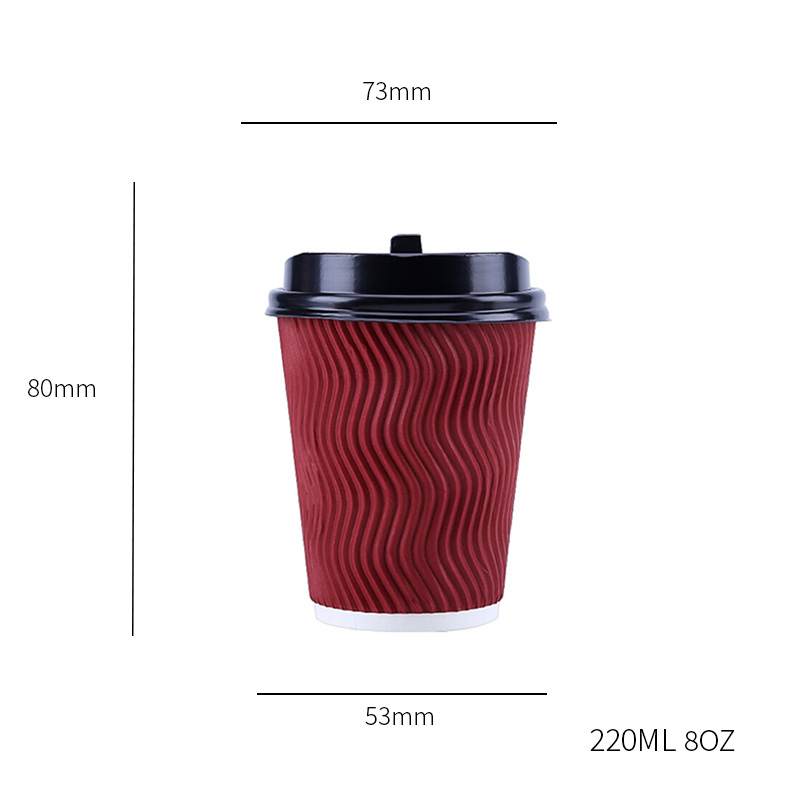 8 OZ Corrugated Paper Cup