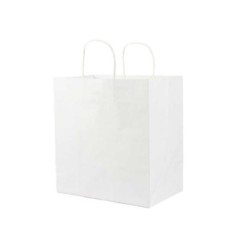 White Color Plain Paper Bag