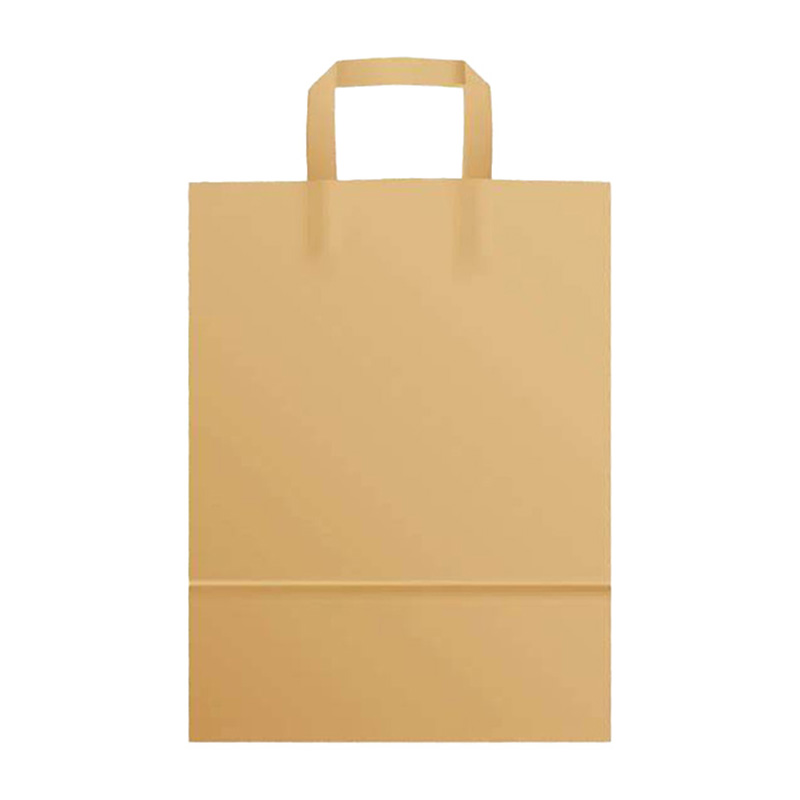 Yellow Color Plain Paper Bag